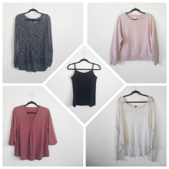 Free People Tops - Rosy & Cozy 5 pc Rescue Bundle!